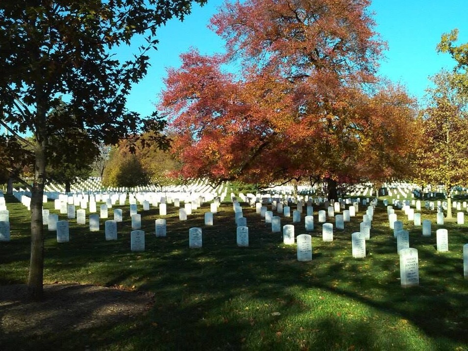 Featured Image: View of Arlington National Cemetery in the Fall