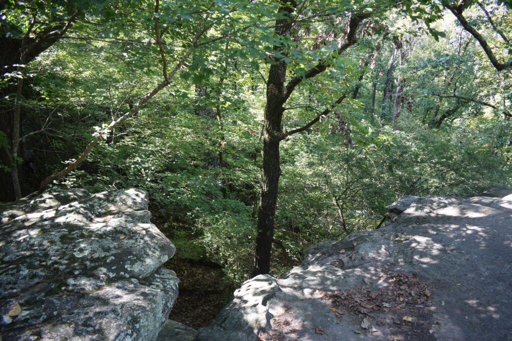 Lovers Leap Rock Shelf in Hoover Alabama