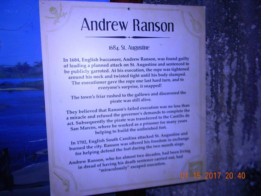 History of Pirate Andrew Ranson