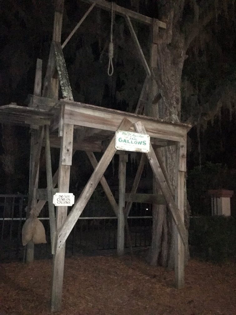 The Old Jail Gallows in St. Augustine Florida