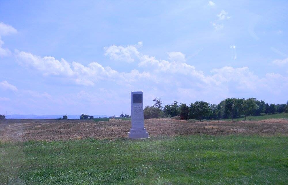 Miller Cornfield area at Antietam National Battlefield in Sharpsburg, Maryland, where intense fighting occurred during the Battle of Antietam in 1862.