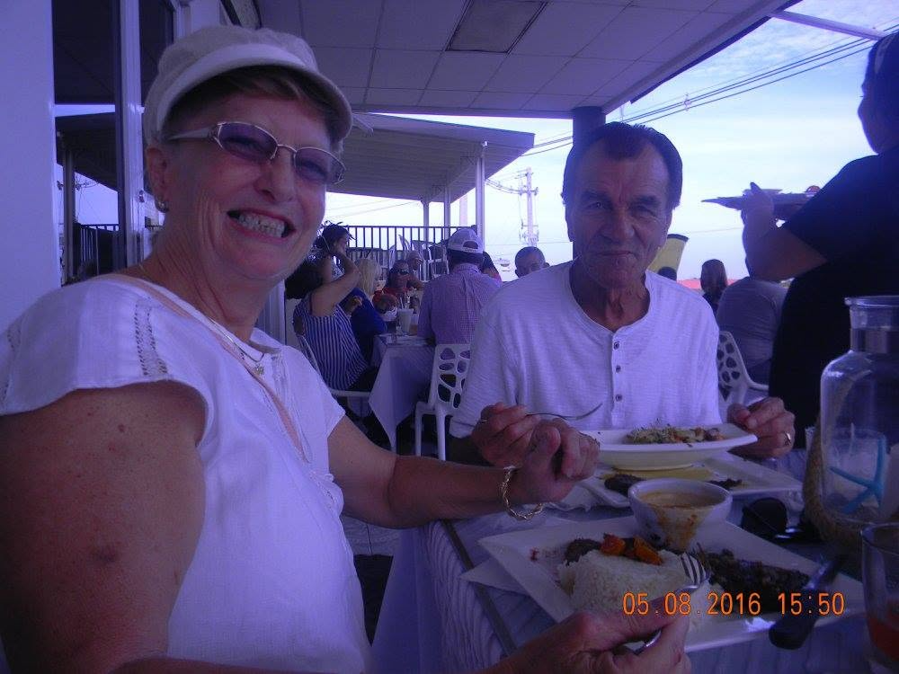 A couple sharing Mother’s Day dinner at a waterfront restaurant in La Parguera, Puerto Rico, in May 2016.