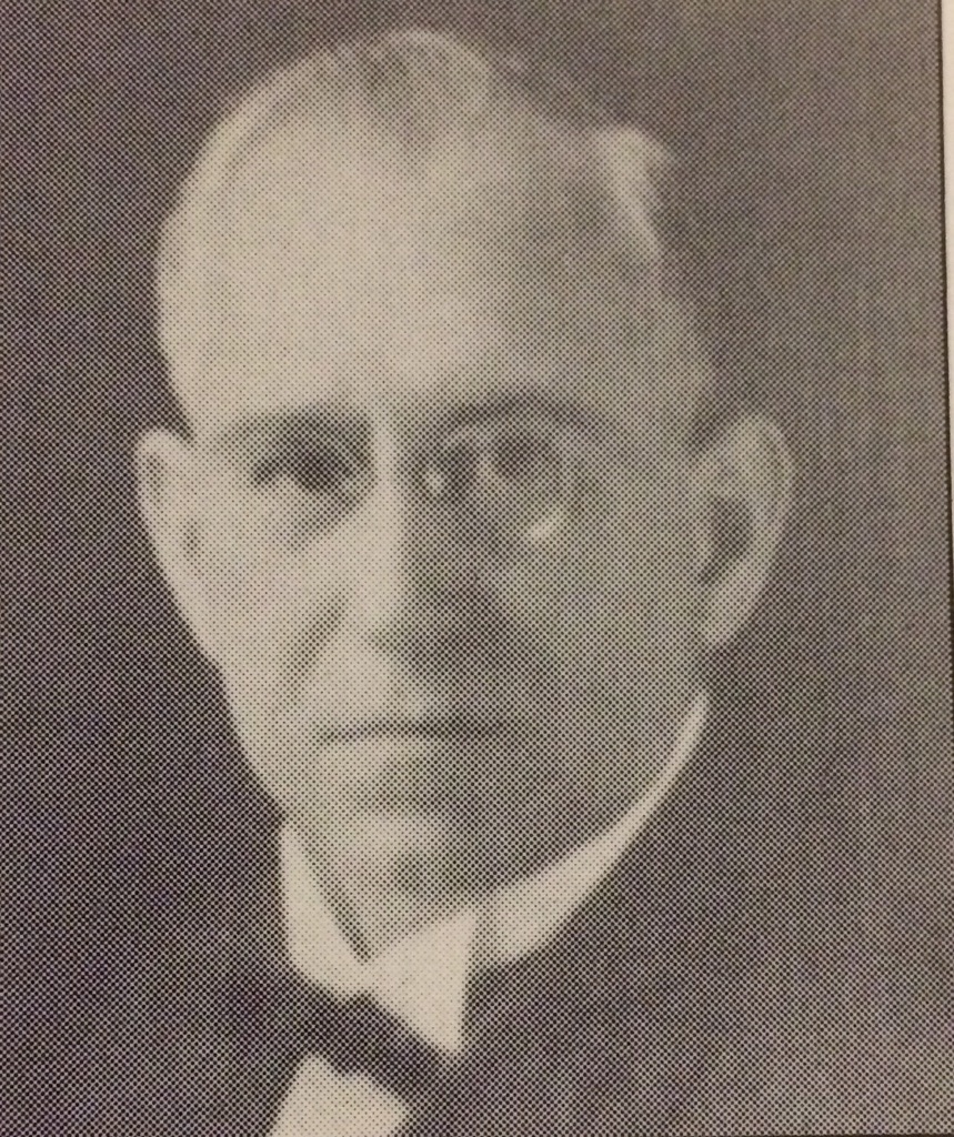 Historic portrait of Luther Henry Caldwell, the prominent Lumberton businessman for whom the Luther Henry Caldwell House was built.