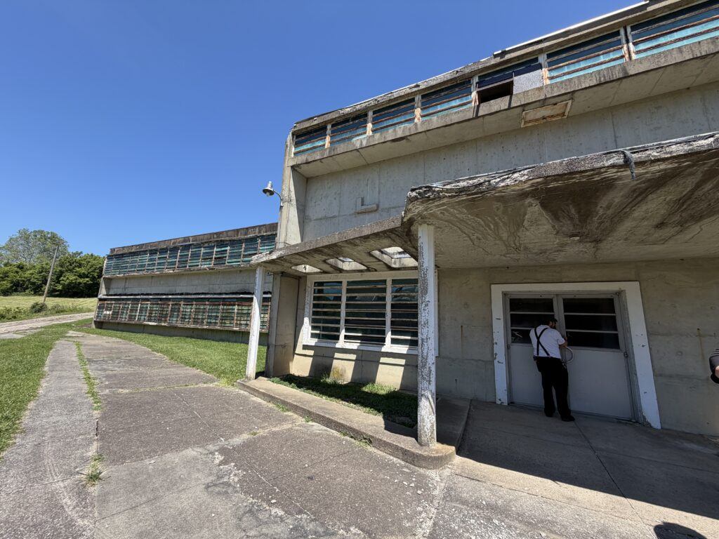 Exterior of the forensic building at Trans-Allegheny Lunatic Asylum in Weston, West Virginia